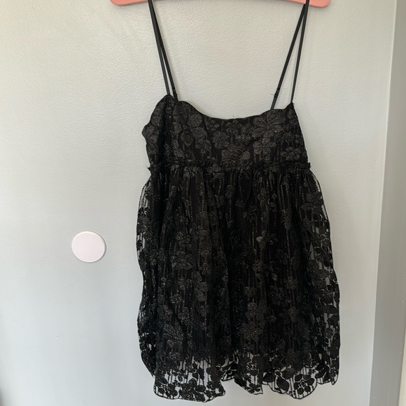 NWOT Free People All That Glitters Babydoll Mini Dress Size Various - Picture 5 of 11